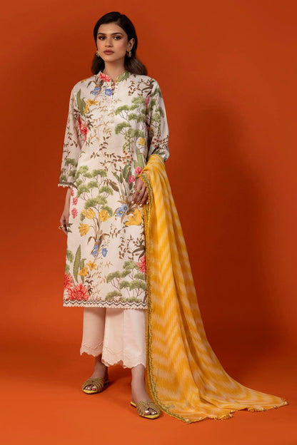 Sana Safinaz Ivory Garden Bloom Suit