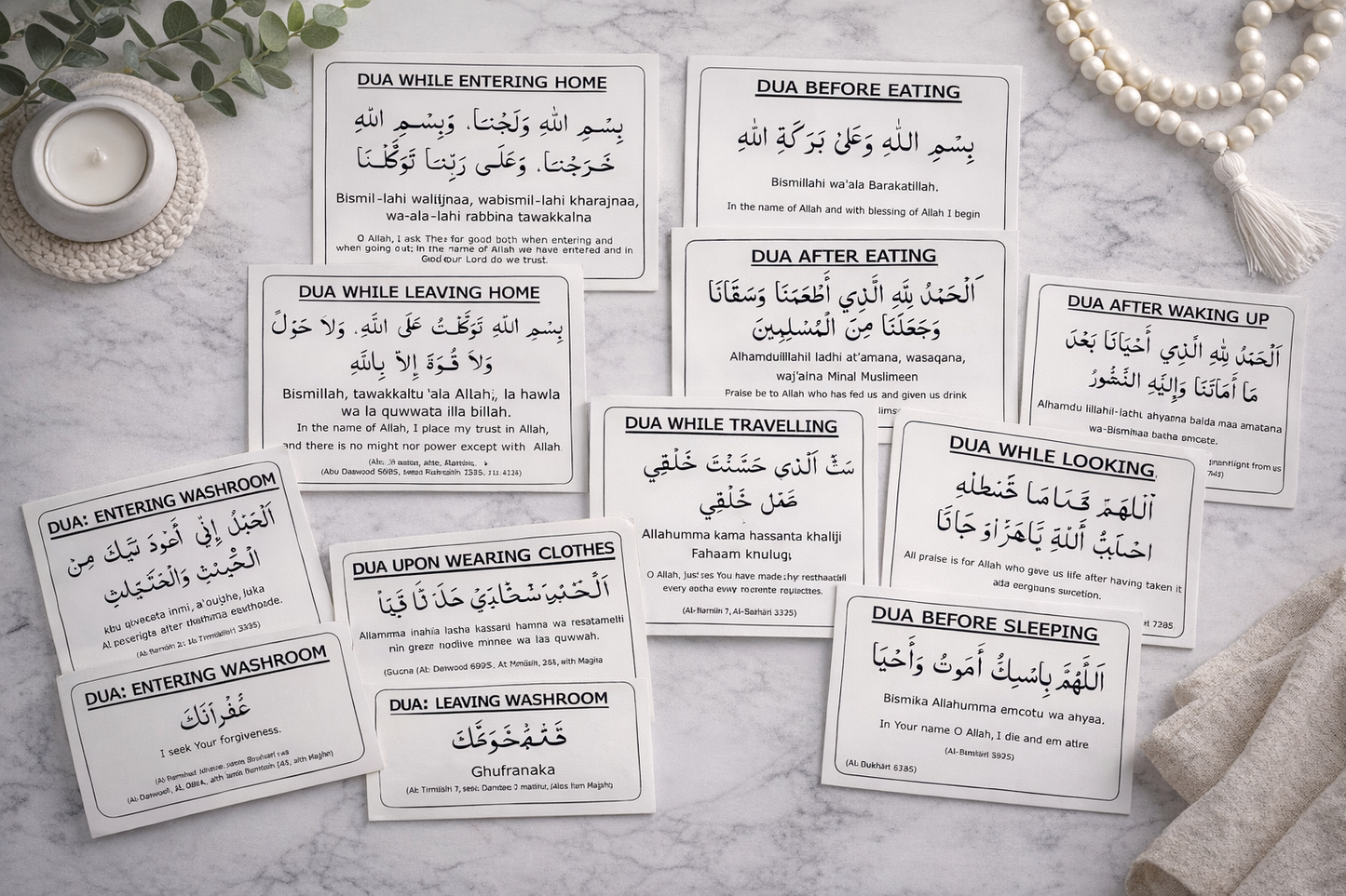 English Dua Stickers