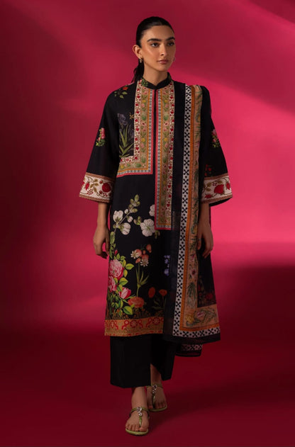 Sana Safinaz Midnight Bloom Suit (Stitched)